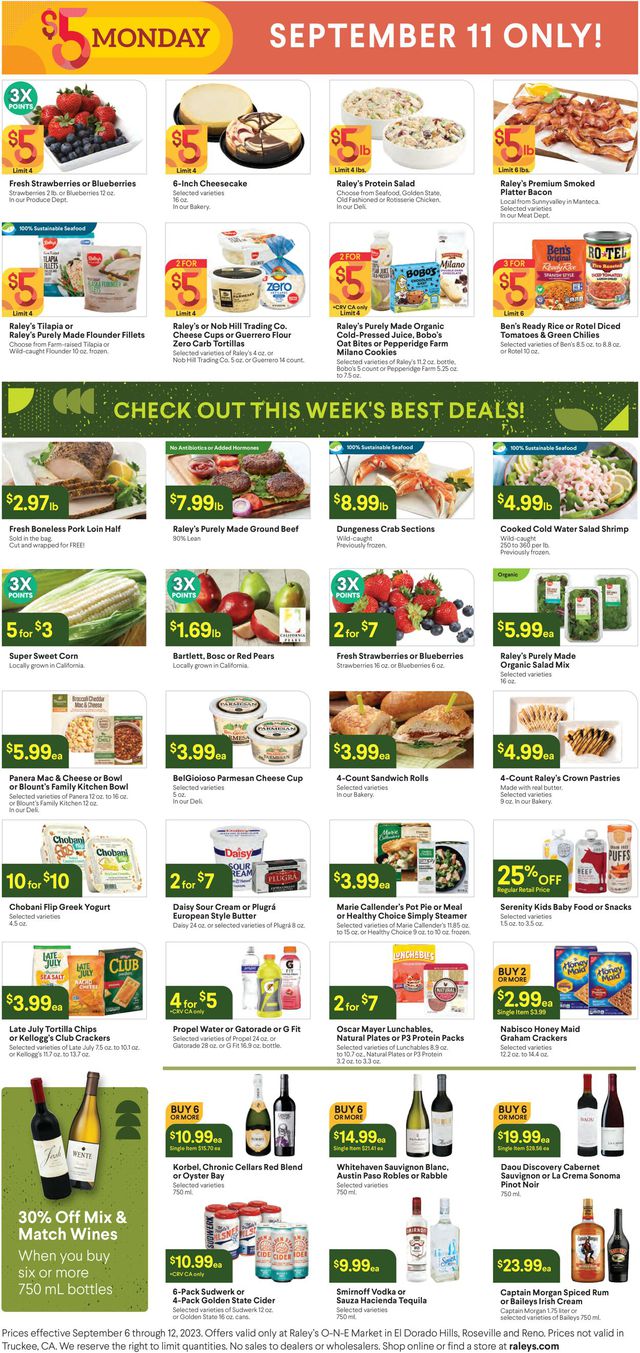 Catalogue Raley's from 09/06/2023