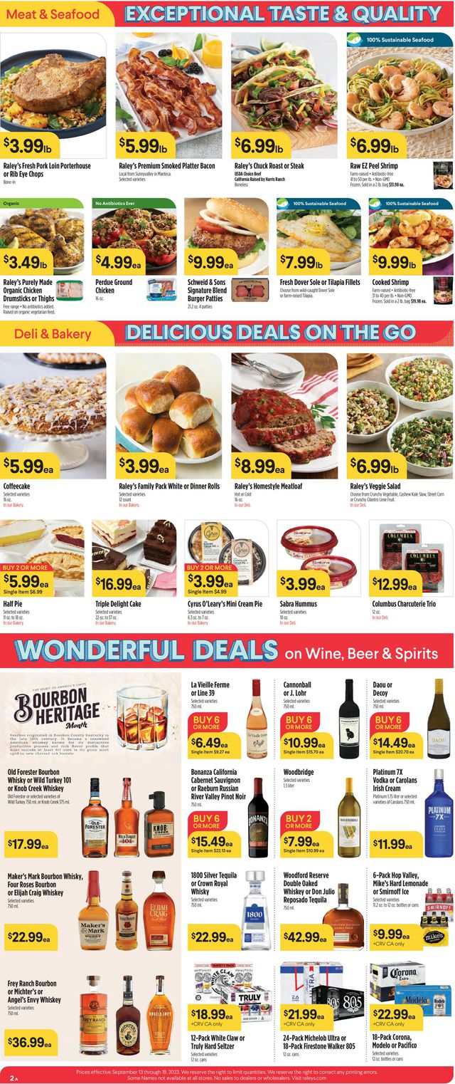 Catalogue Raley's from 09/13/2023