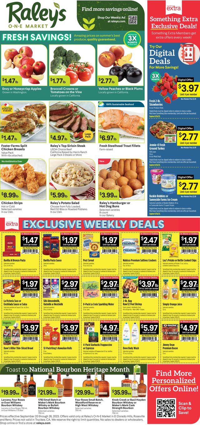 Catalogue Raley's from 09/20/2023