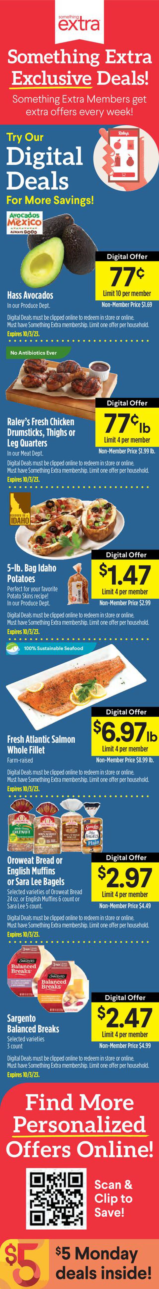 Catalogue Raley's from 09/27/2023