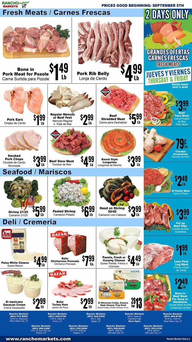 Catalogue Rancho Markets from 09/05/2023
