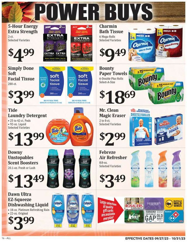 Catalogue Rosauers from 09/27/2023