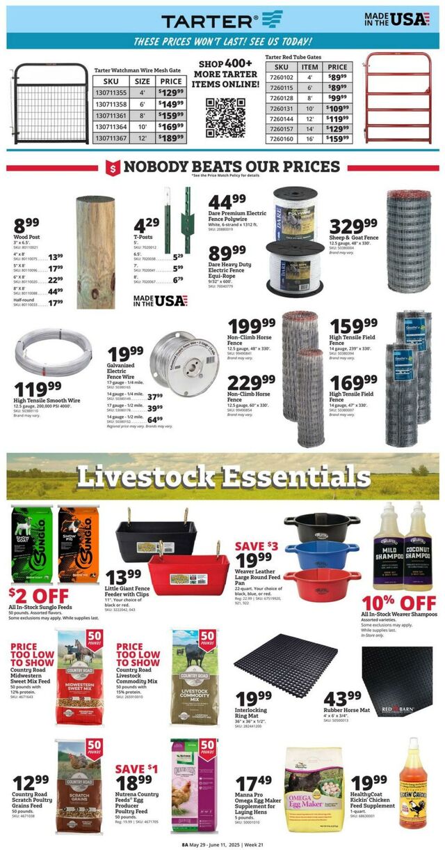Catalogue Rural King from 05/29/2025