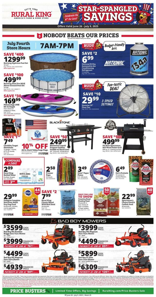 Catalogue Rural King from 06/26/2025