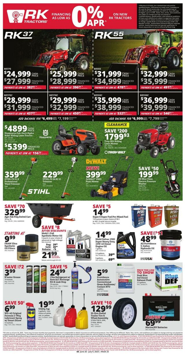 Catalogue Rural King from 06/26/2025