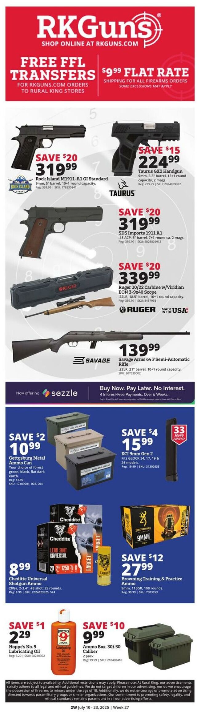 Catalogue Rural King from 07/10/2025