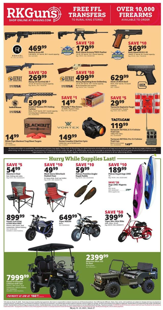 Catalogue Rural King from 07/10/2025