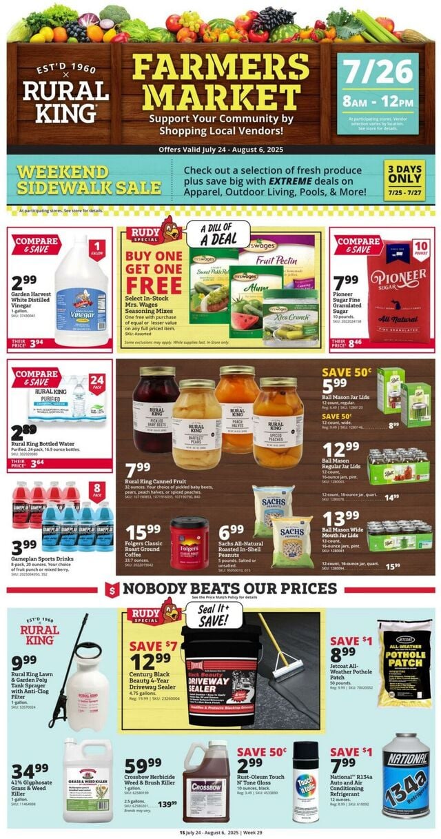 Catalogue Rural King from 07/24/2025