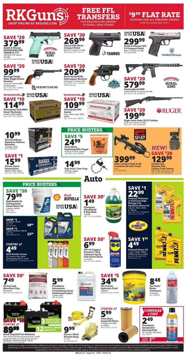 Catalogue Rural King from 07/24/2025