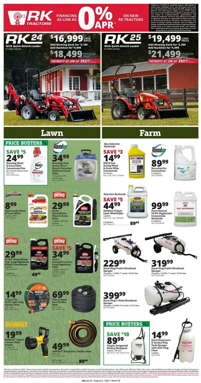 Catalogue Rural King from 07/24/2025