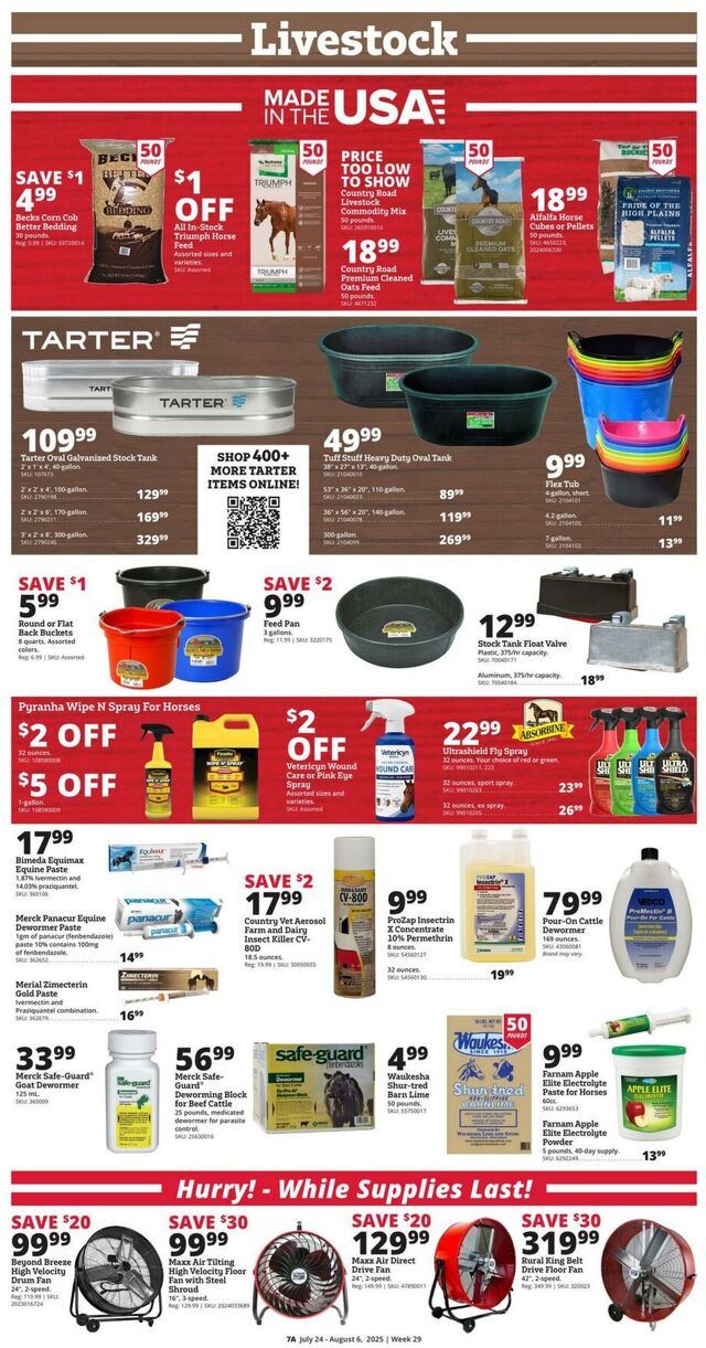 Catalogue Rural King from 07/24/2025