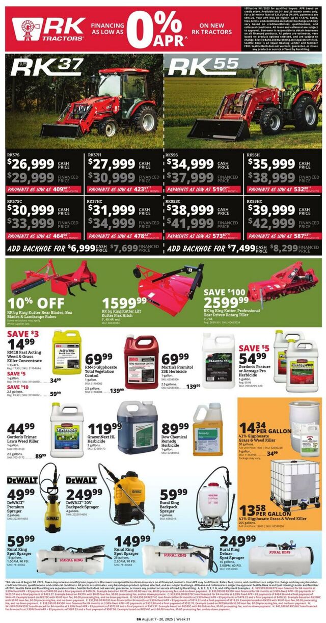Catalogue Rural King from 08/07/2025