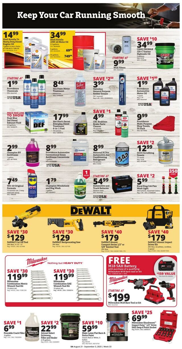 Catalogue Rural King from 08/21/2025
