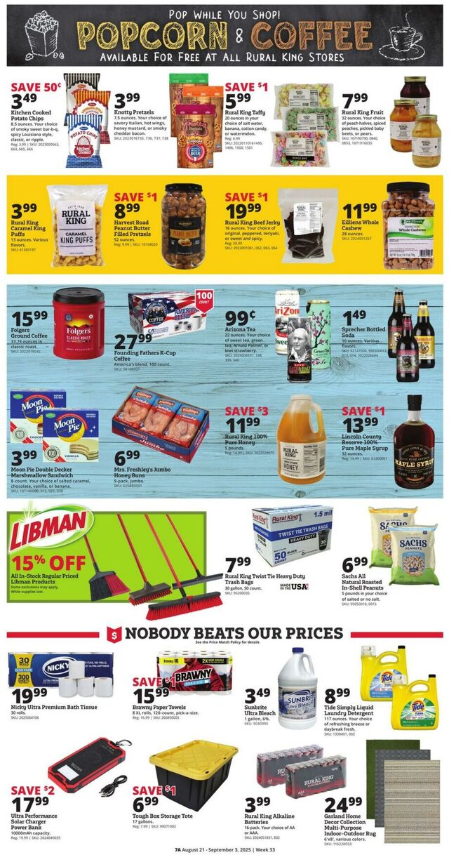Catalogue Rural King from 08/21/2025