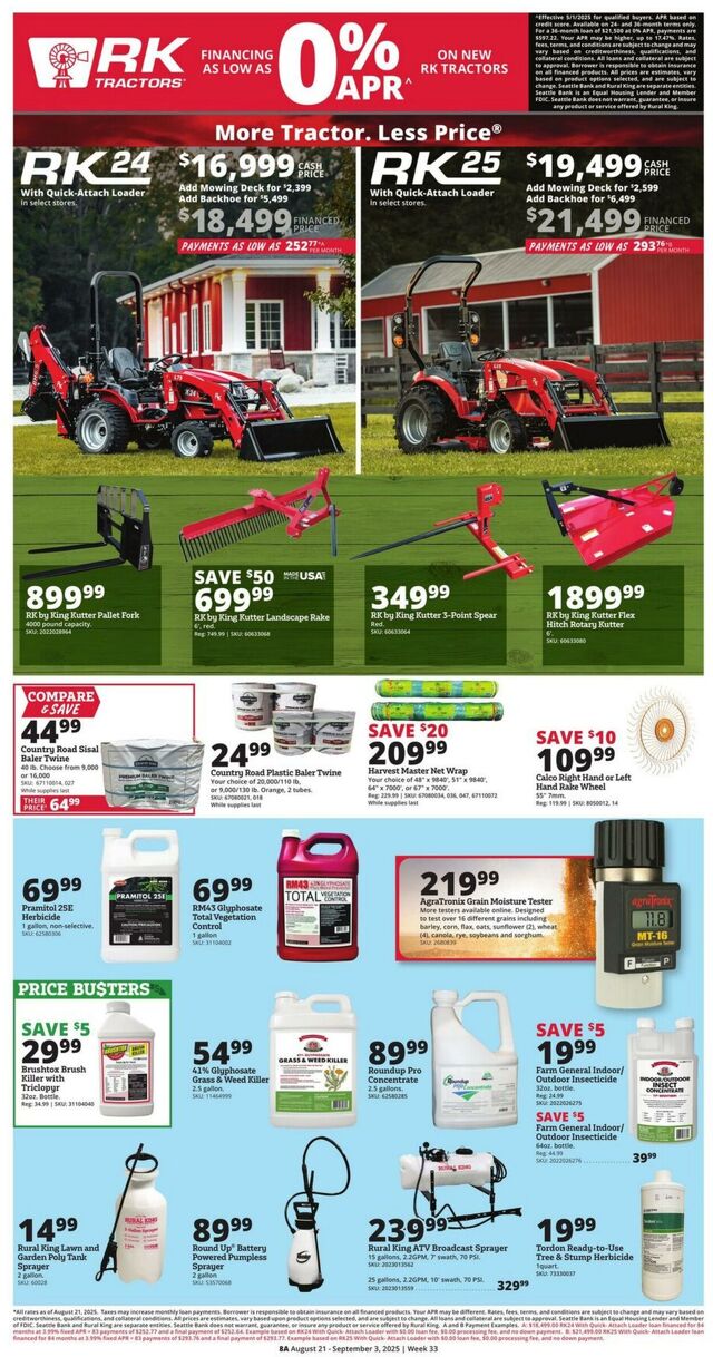 Catalogue Rural King from 08/21/2025
