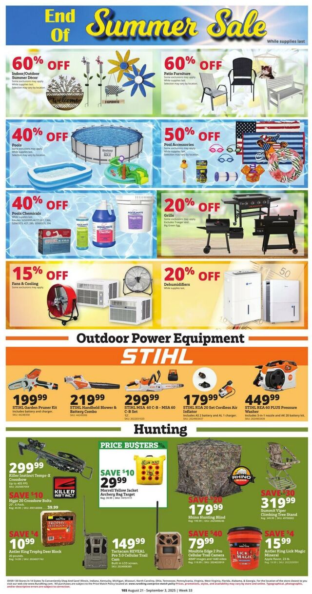 Catalogue Rural King from 08/21/2025