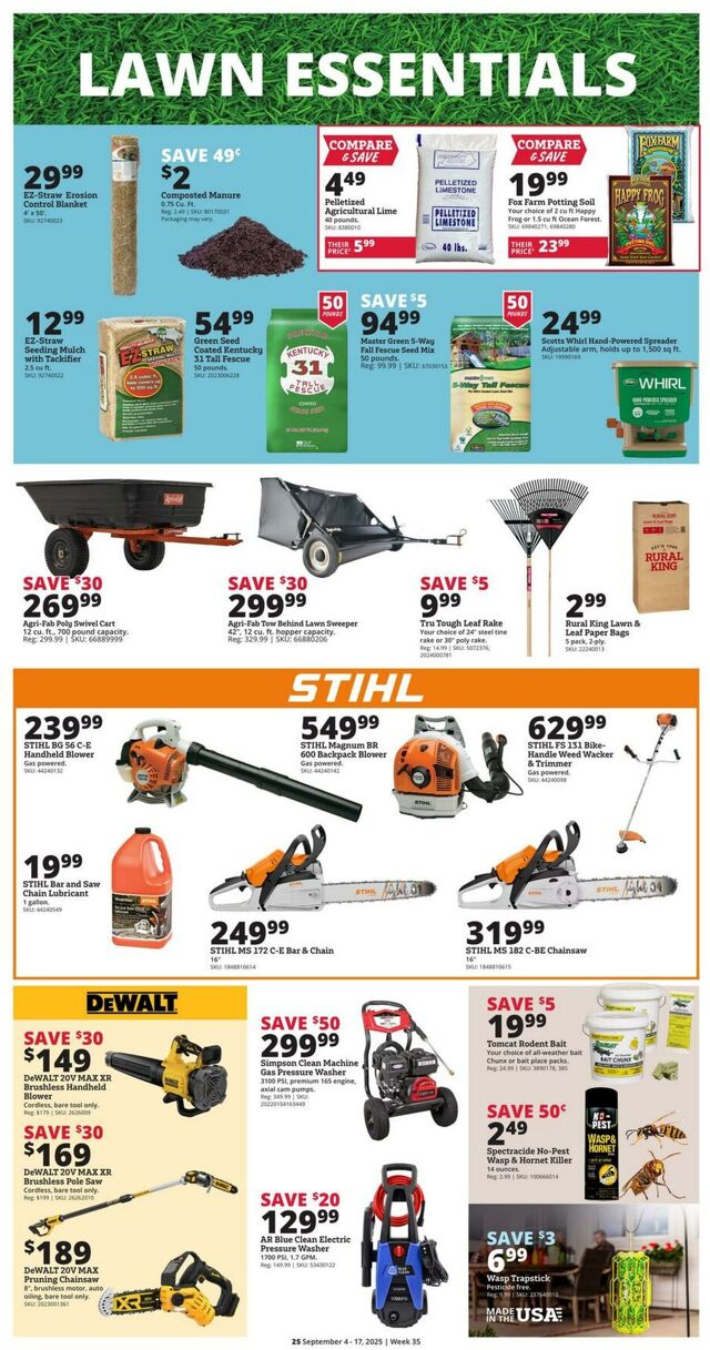 Catalogue Rural King from 09/04/2025