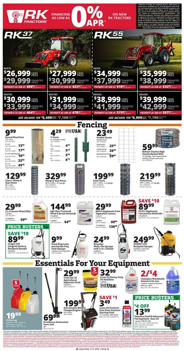 Catalogue Rural King from 09/04/2025