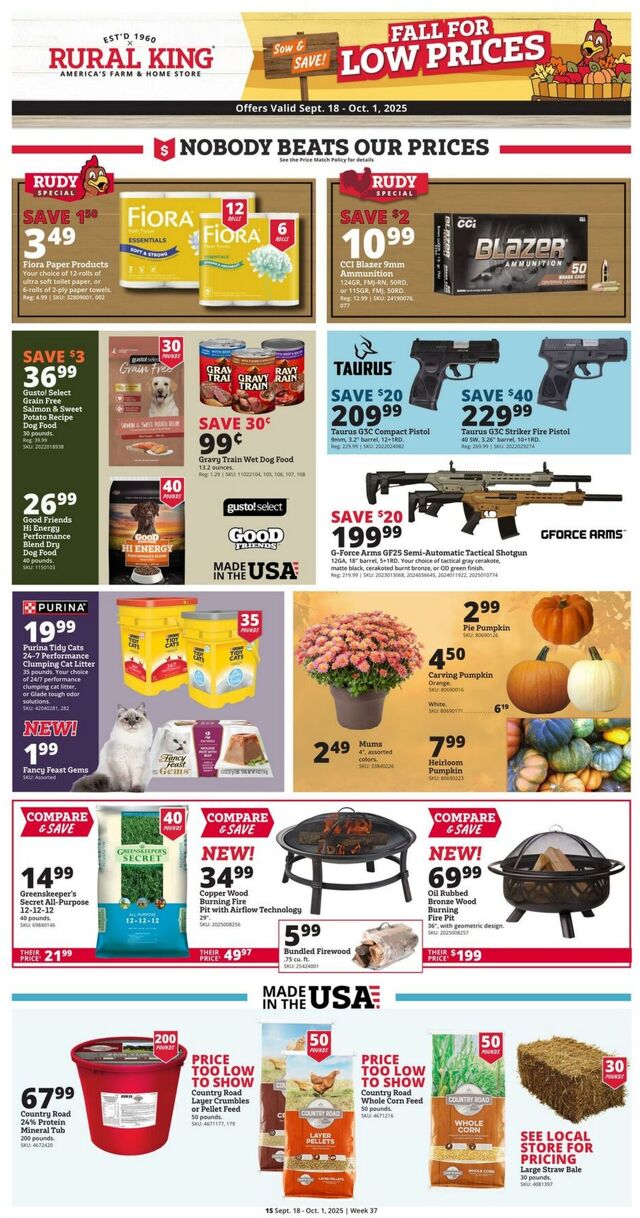 Catalogue Rural King from 09/18/2025