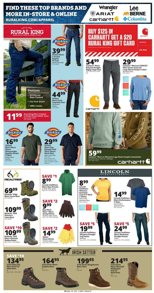 Catalogue Rural King from 09/18/2025