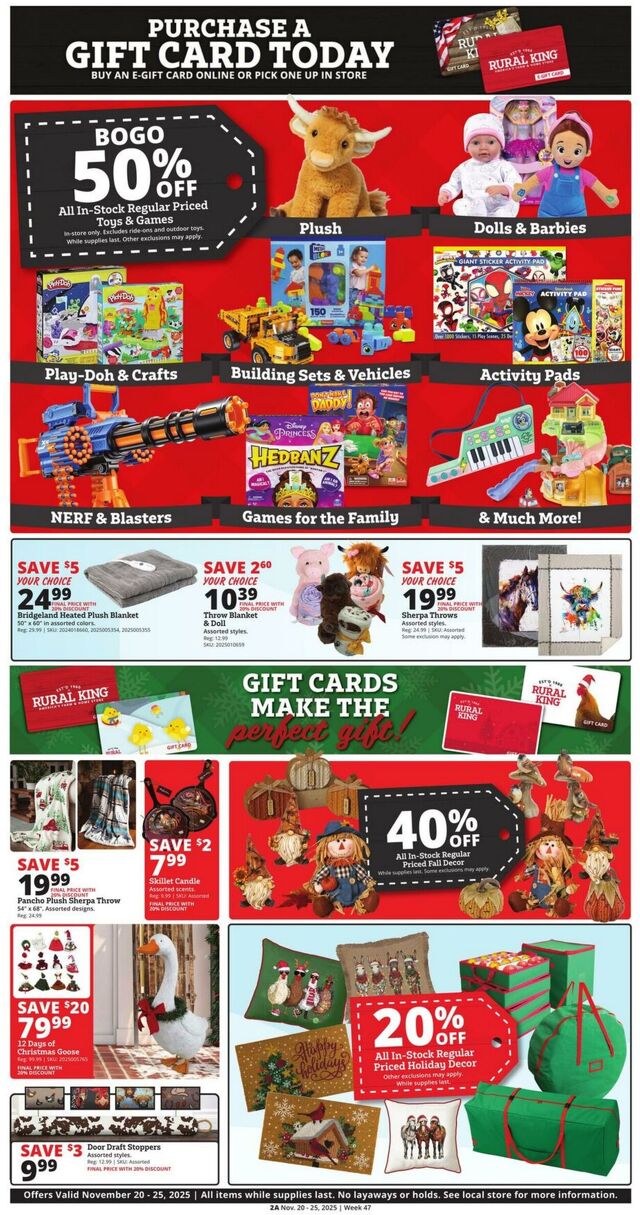 Catalogue Rural King from 11/20/2025