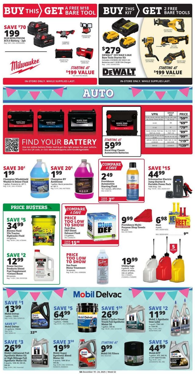 Catalogue Rural King from 12/19/2025