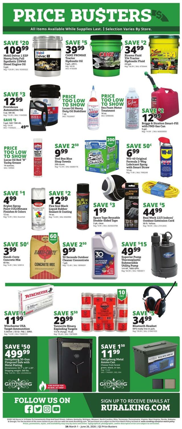 Catalogue Rural King from 03/01/2026