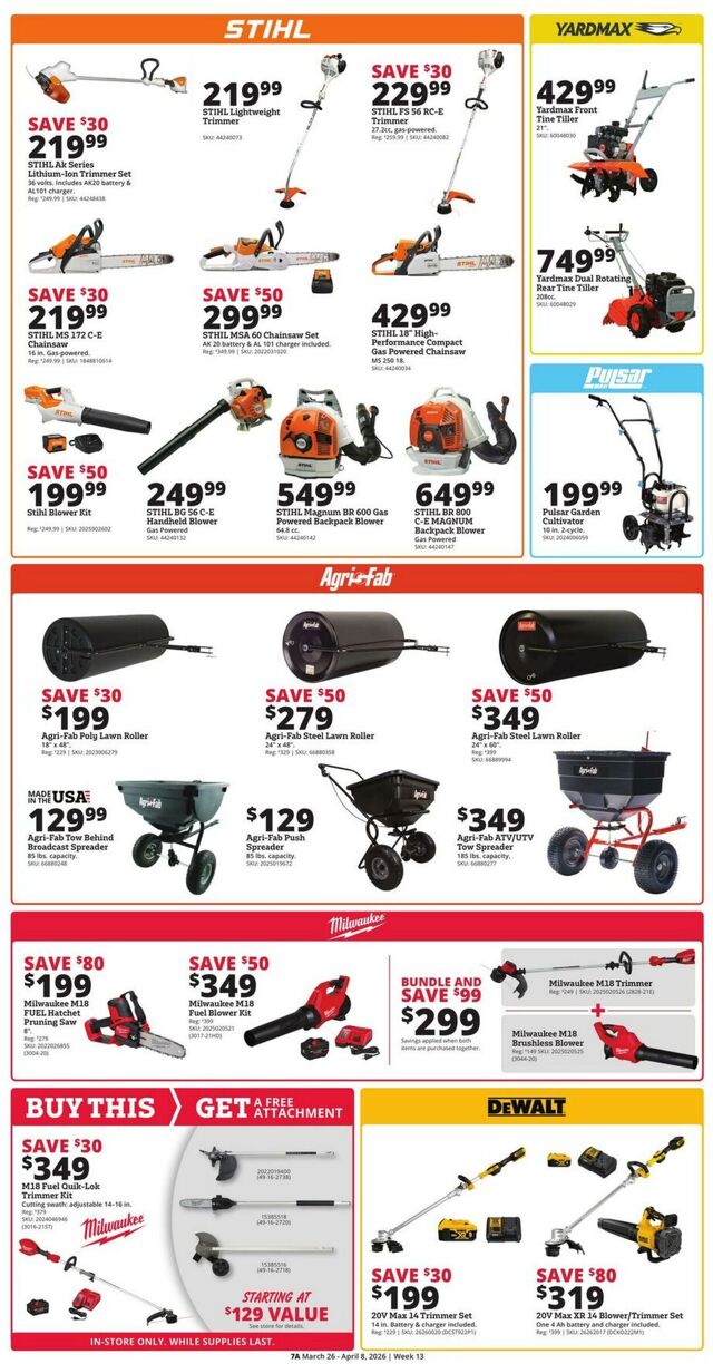 Catalogue Rural King from 03/26/2026