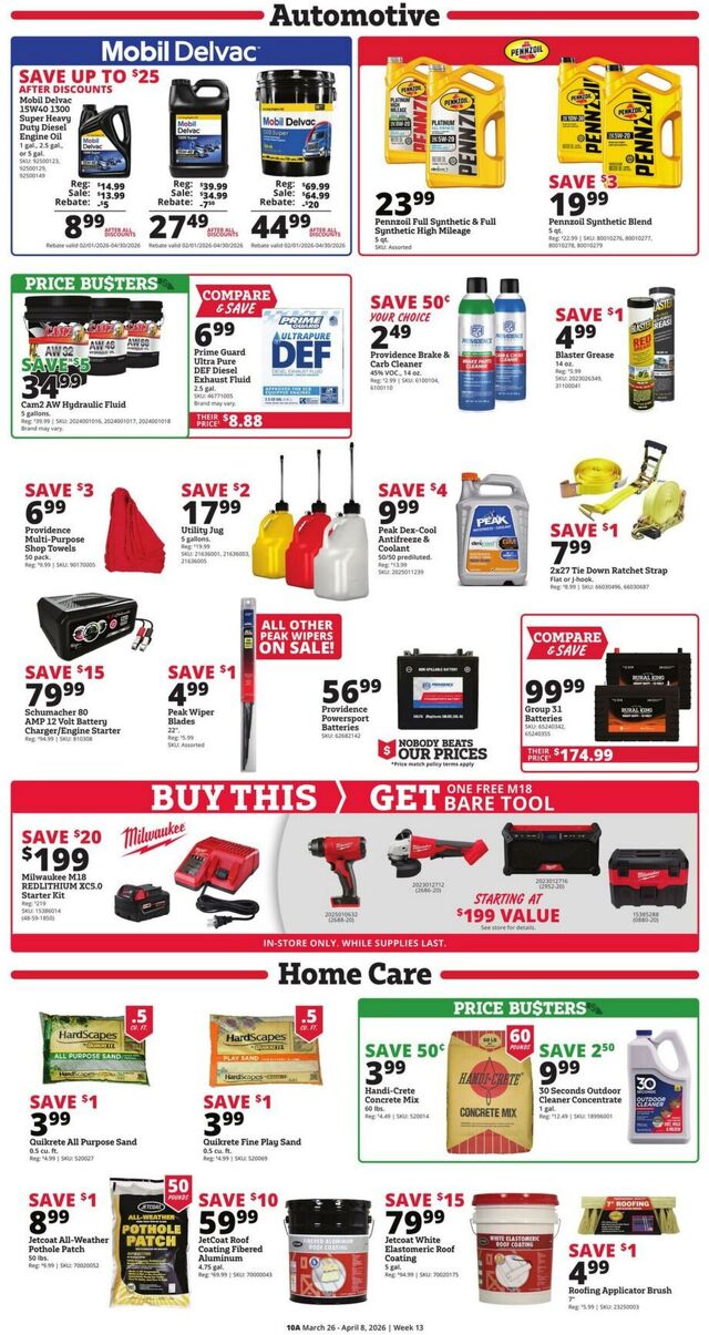 Catalogue Rural King from 03/26/2026