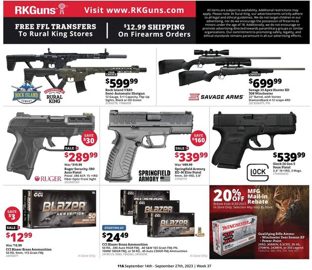 Catalogue Rural King from 09/14/2023