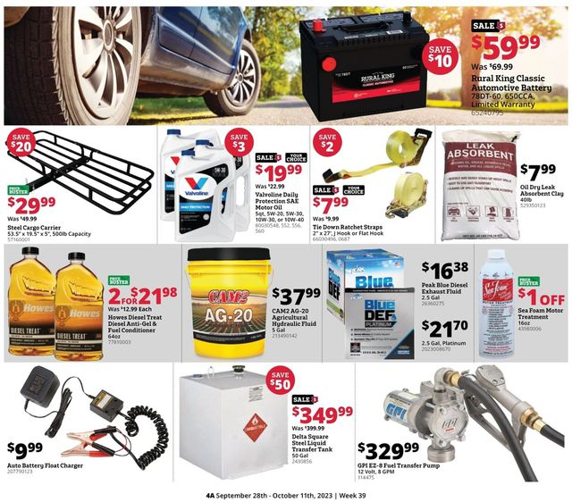 Catalogue Rural King from 09/28/2023