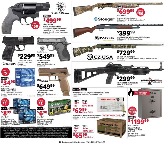 Catalogue Rural King from 09/28/2023