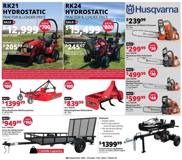 Catalogue Rural King from 09/28/2023