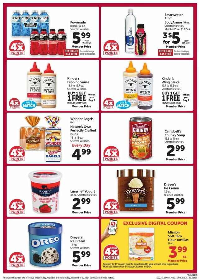 Catalogue Safeway from 10/02/2024