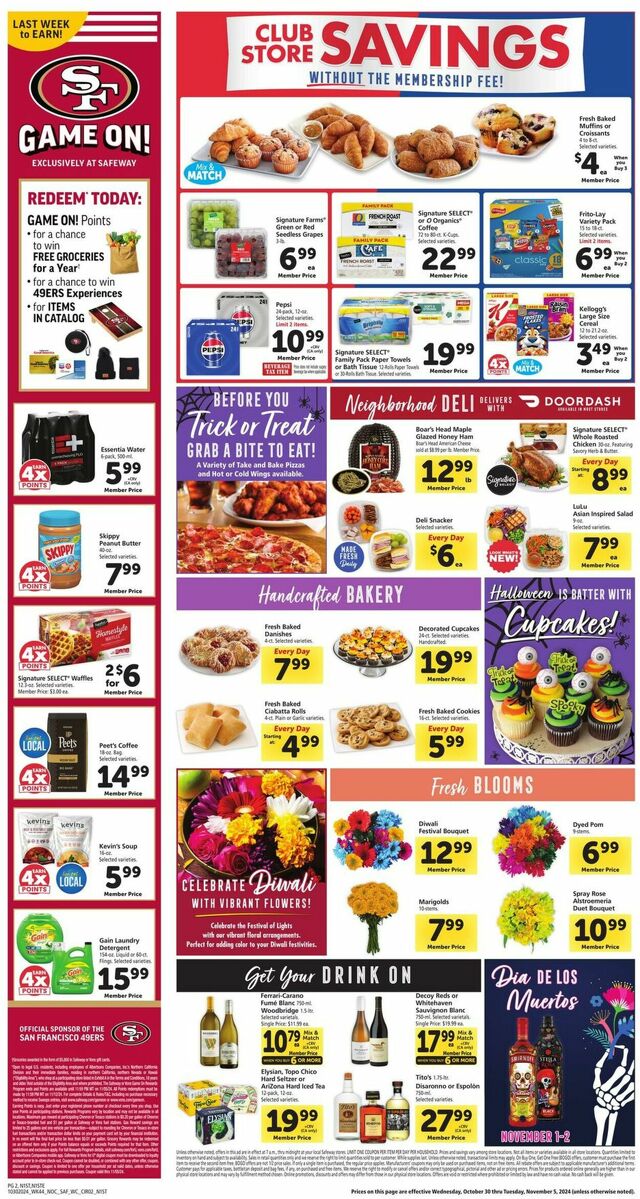 Catalogue Safeway from 10/30/2024