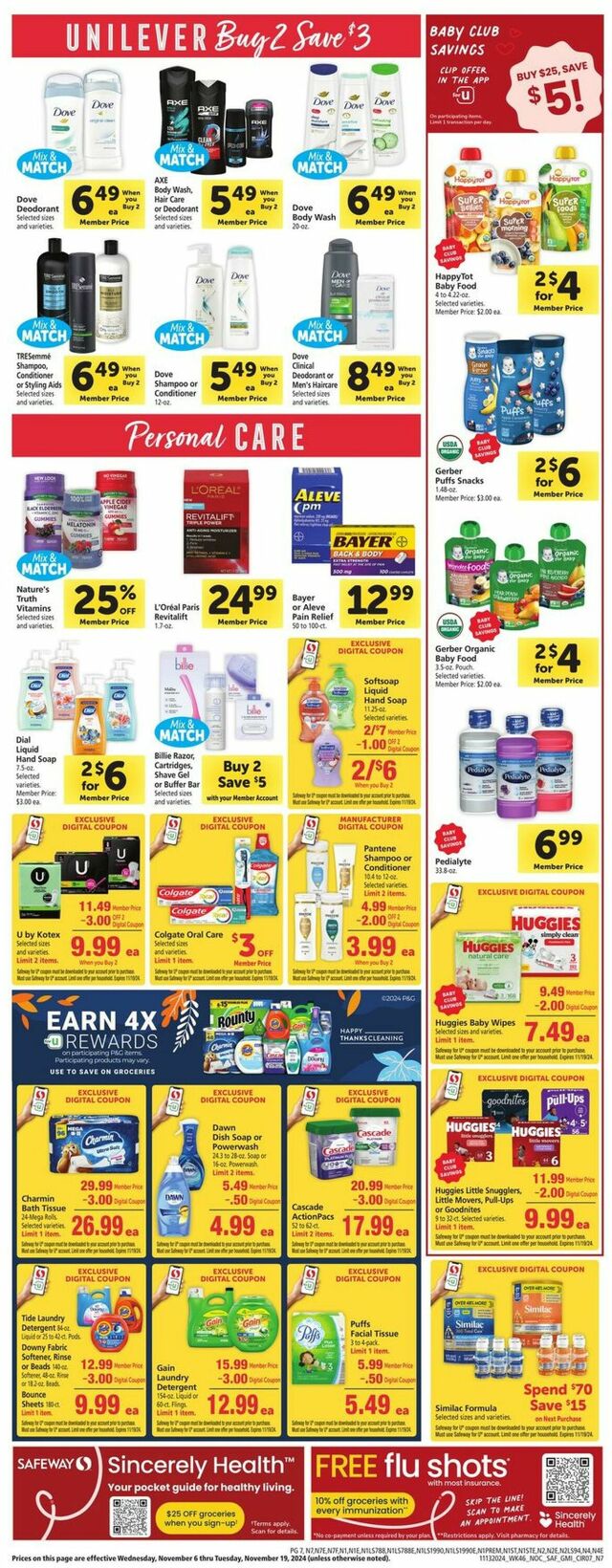 Catalogue Safeway from 11/13/2024