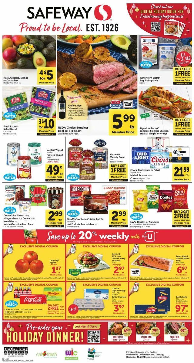 Catalogue Safeway from 12/04/2024