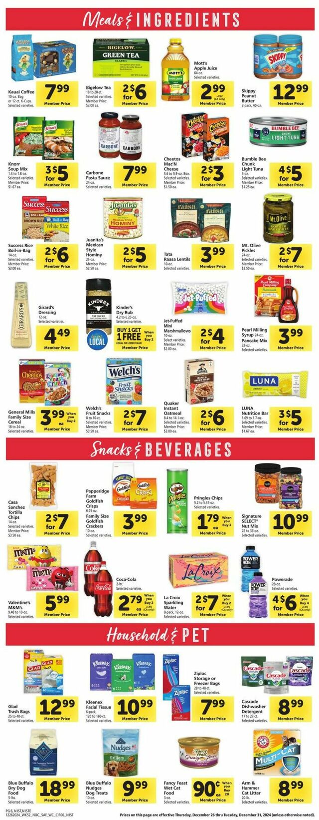 Catalogue Safeway from 12/26/2024