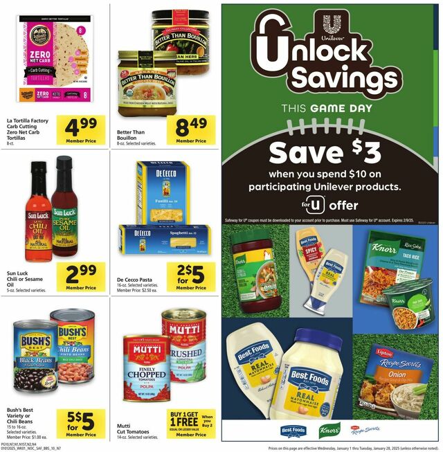 Catalogue Safeway from 01/01/2025