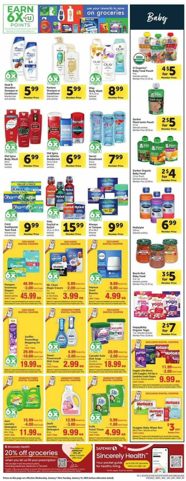 Catalogue Safeway from 01/01/2025