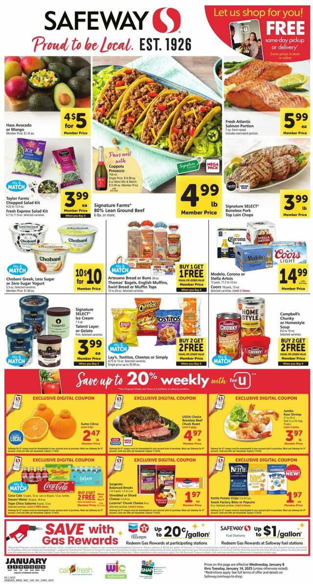 Catalogue Safeway from 01/08/2025