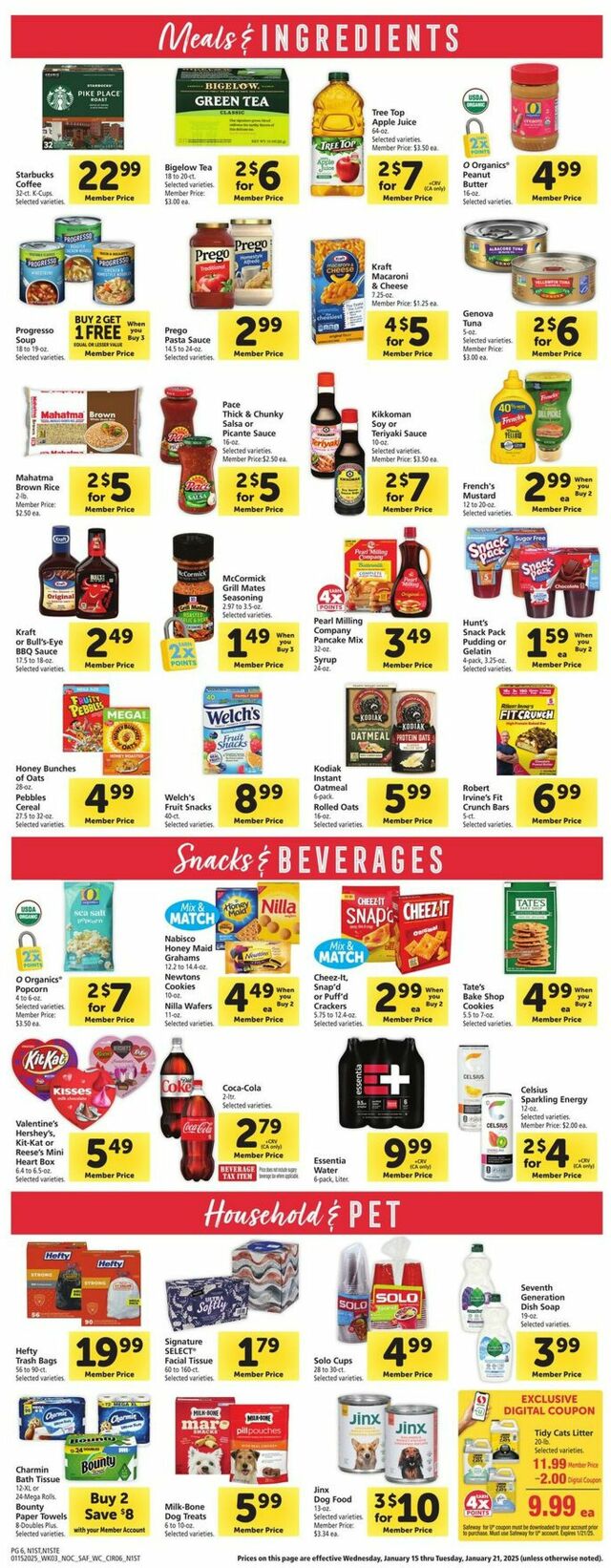 Catalogue Safeway from 01/15/2025