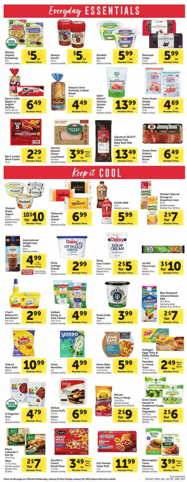 Catalogue Safeway from 01/22/2025