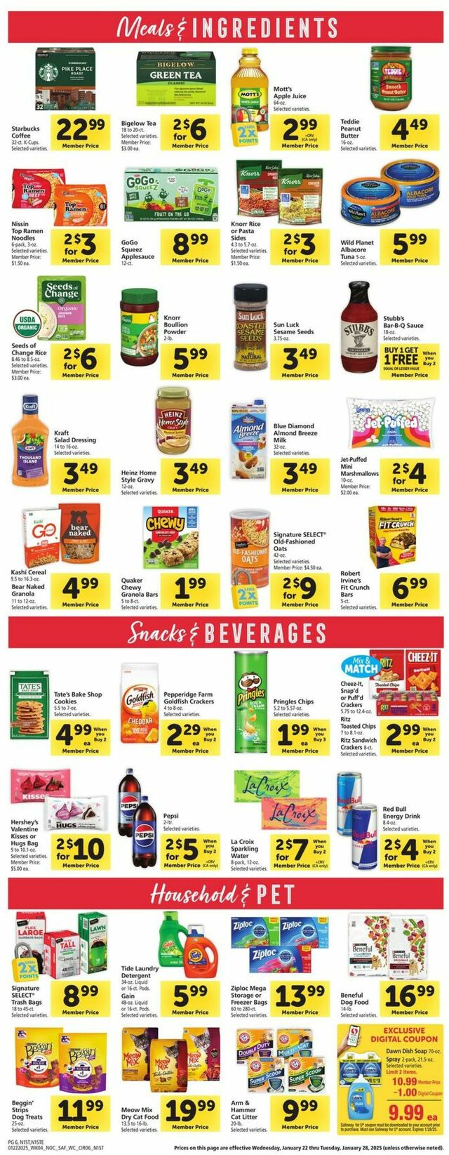 Catalogue Safeway from 01/22/2025