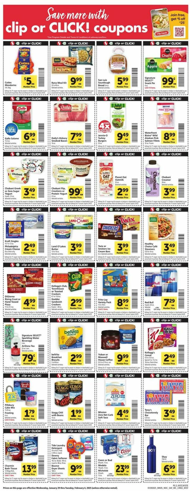 Catalogue Safeway from 01/29/2025