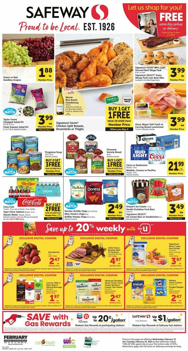 Catalogue Safeway from 02/19/2025