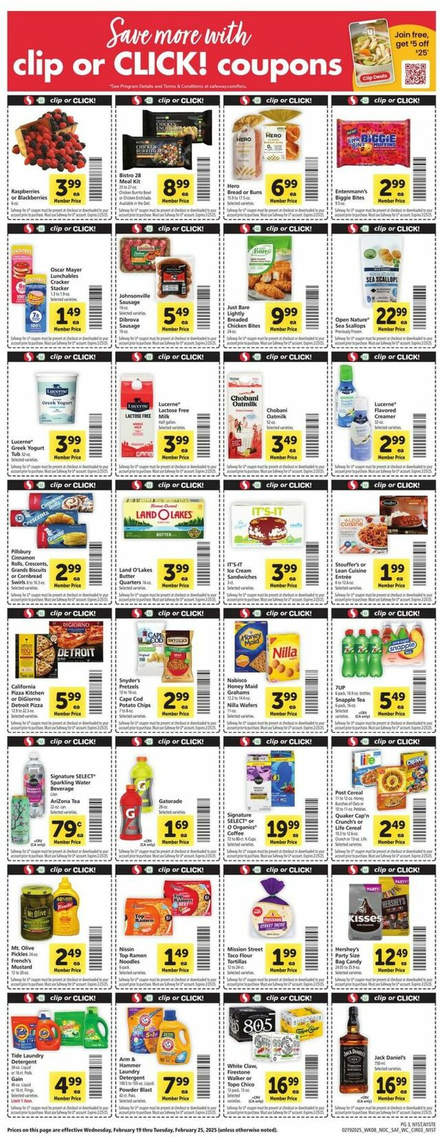 Catalogue Safeway from 02/19/2025