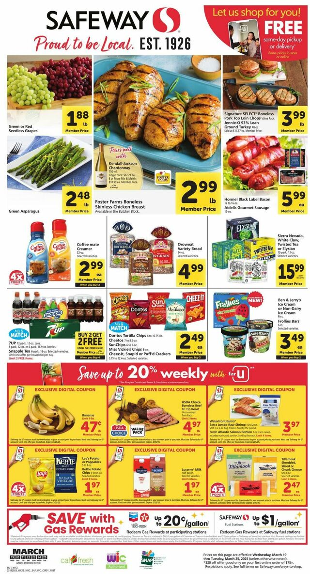 Catalogue Safeway from 03/19/2025