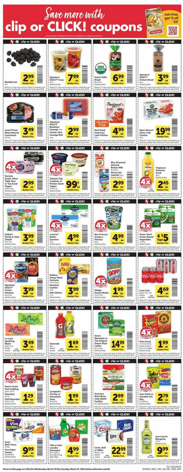 Catalogue Safeway from 03/19/2025