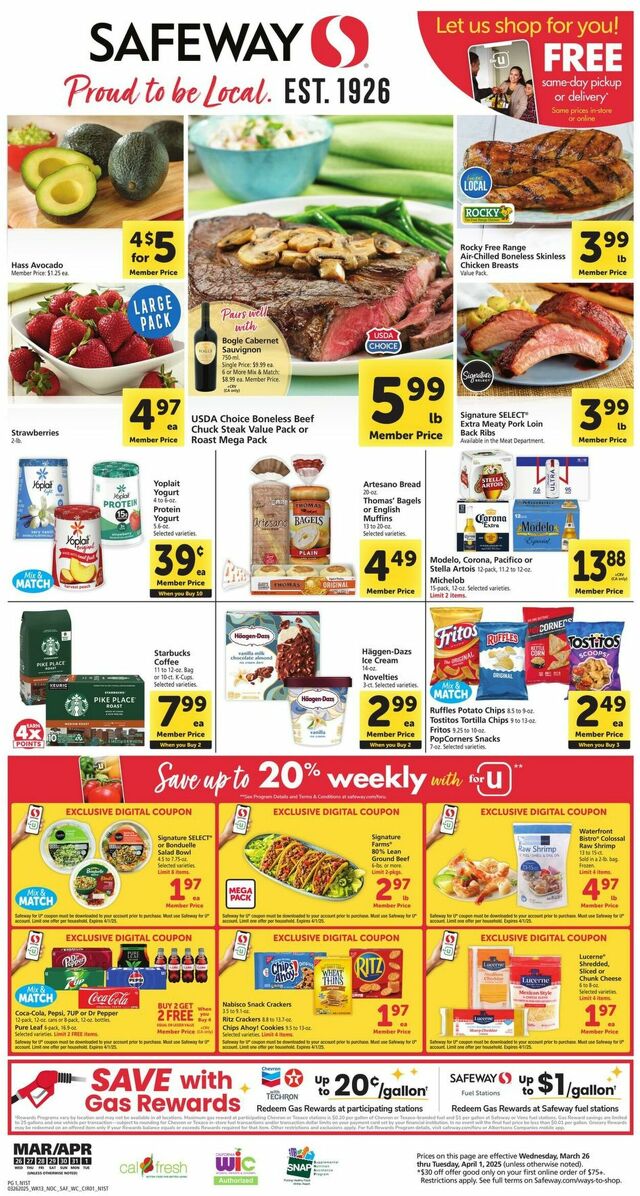 Catalogue Safeway from 03/26/2025